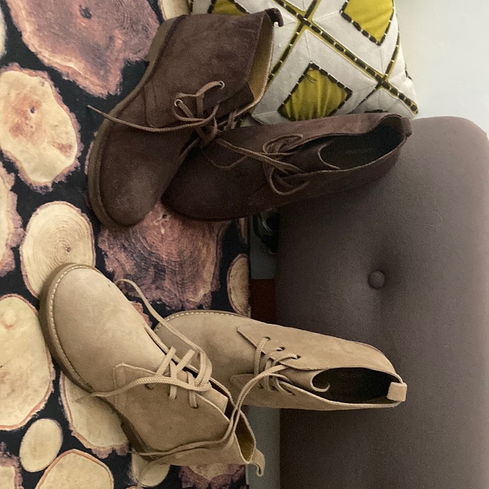 Lands End suede chukka boots 2 pair
